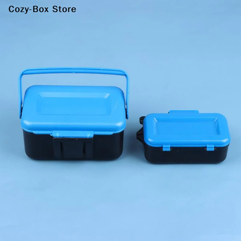 [ZY]Portable Fishing Lure Box Case Live Lure Bait Hook Earthworm Carrying Case Waist Fishing Tackle Box Outdoor Fishing Lure Box