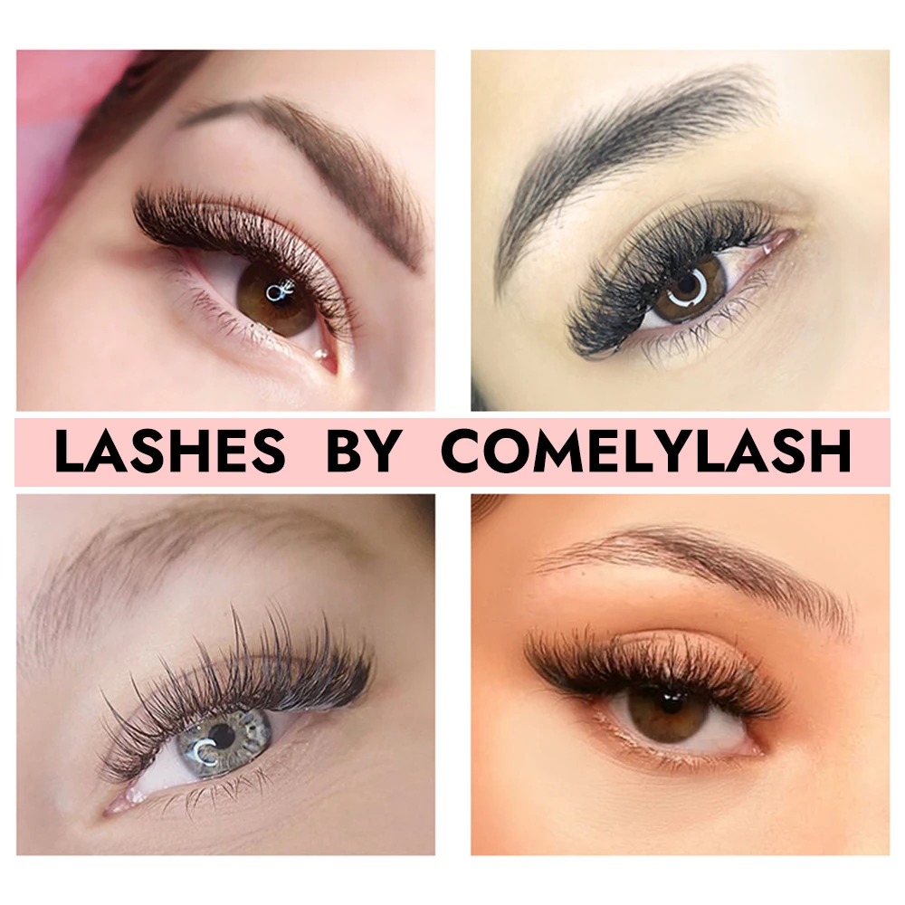 Comelylash Lash extensions Super Matte12Rows Individual Eyelash Extension Trays 3-Russian Volume Lash