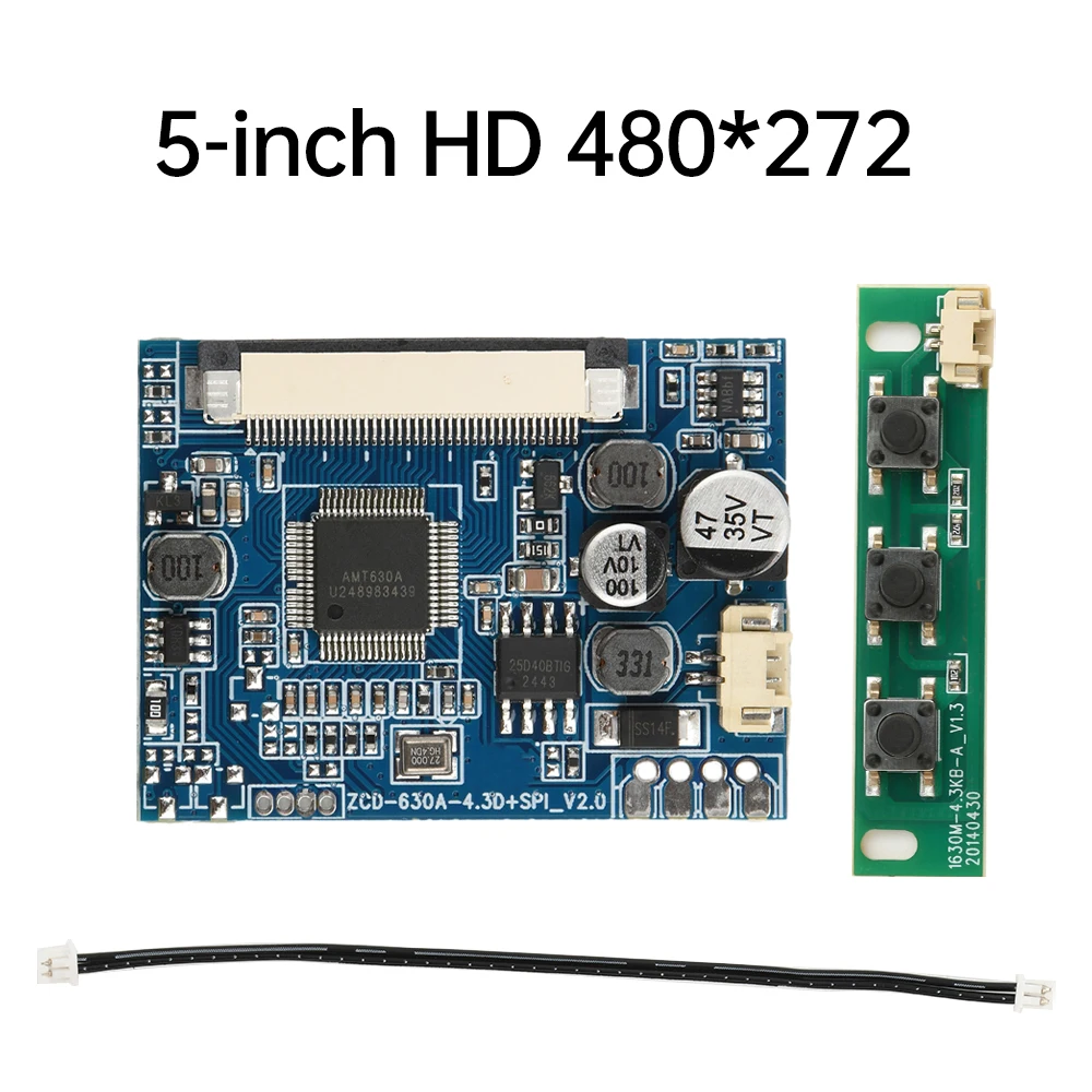 Kit Modul Papan Driver Monitor LCD 4.3/5 Inci Motherboard Monitor untuk Bingkai Foto Digital Visual Audio Mobil