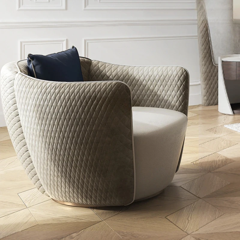 

Living Room Single Sofa Fabric Leisure Chair