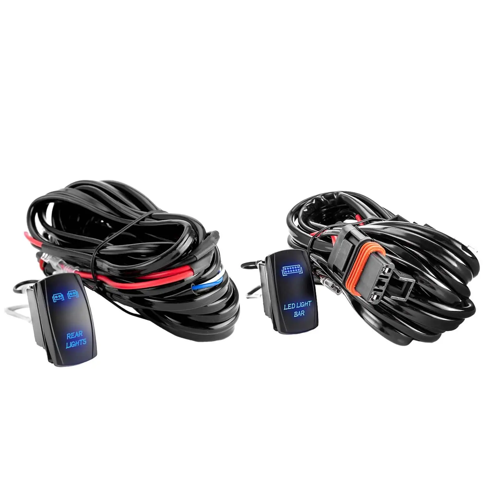 300W Replaces LED Light Bar Wiring Harness Kit for Boat Yacht Bus