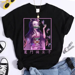 Summer New Populor Print Woman Personality T-shirt Anime T-shirt