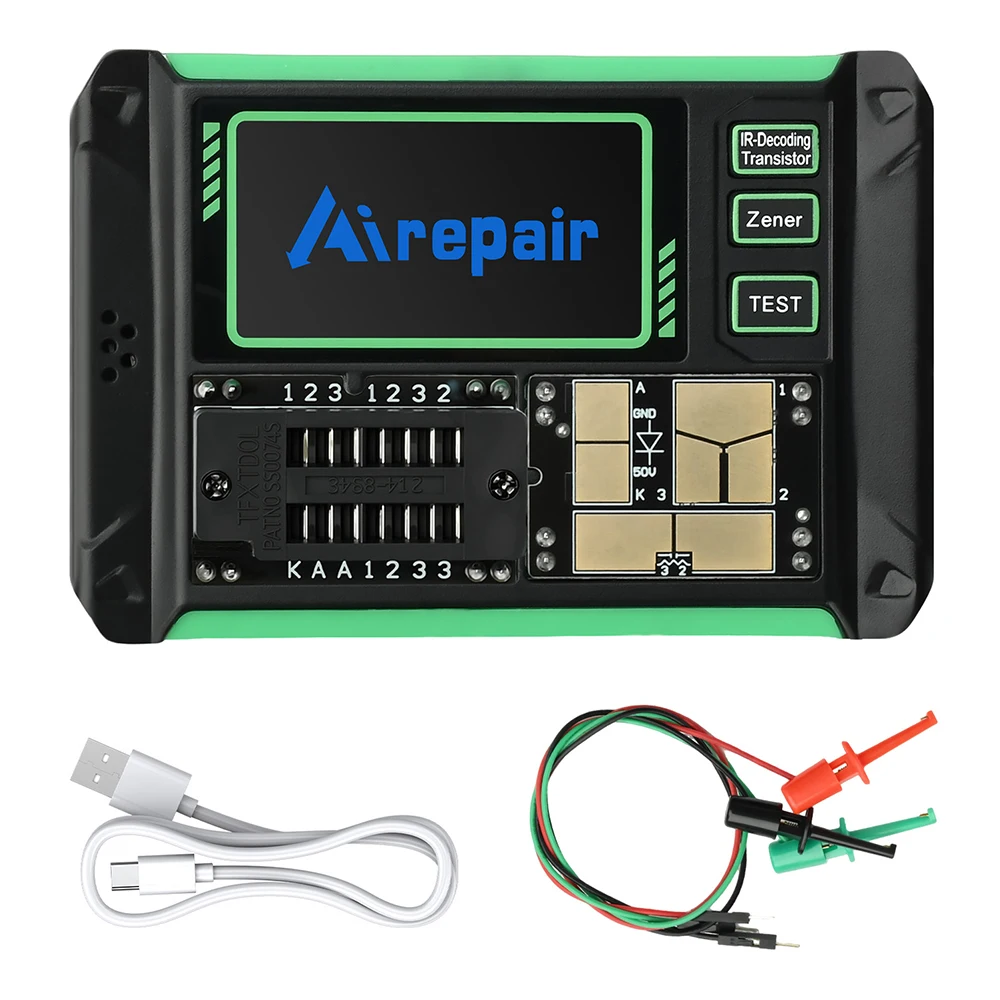 LCR-AR1 Transistor Teste Multifunctional Diode Triode Capacimeter Resistance LCR ESR Meter MOSFET NPN PNP SMD Tester view 2