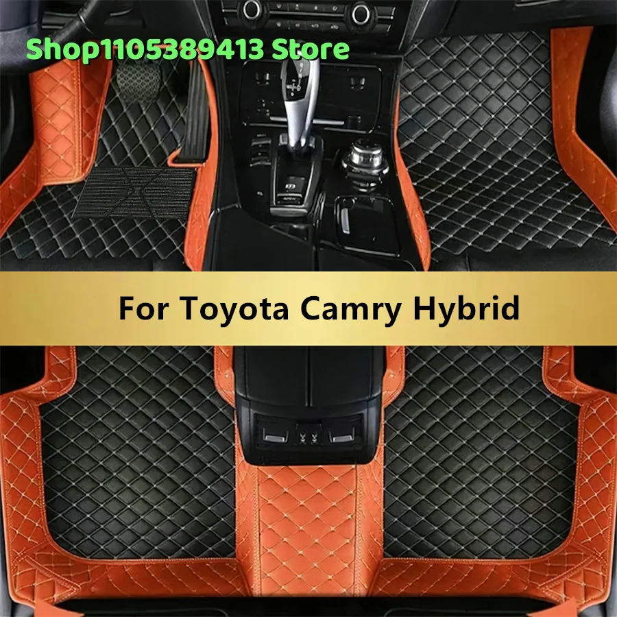 

Artificial leather Custom Car Floor Mats For Toyota Camry Hybrid 2026 2025 2024 2023 2022 2021 Car Mat Accessories Mats Carpets