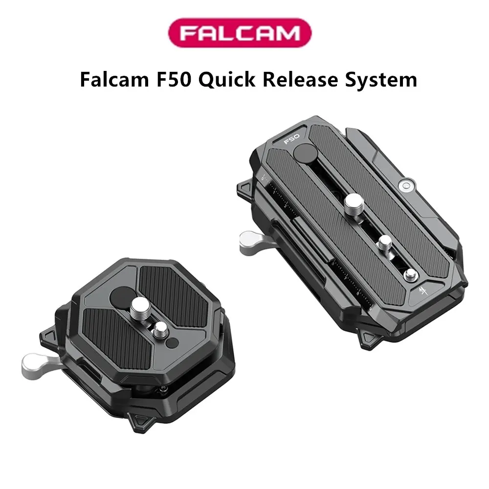 FALCAM F50 Camera Quick Release Mount System For Manfrotto Com-patible With Multiple Bases Self-contained Q System Tripod