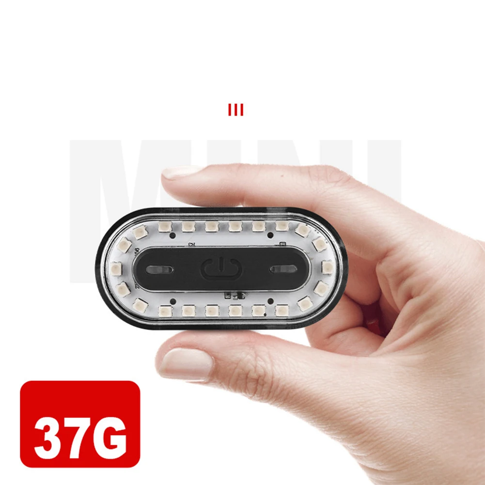 ضوء LED ملون للدراجة، ضوء خلفي سهل التركيب، رؤية معززة، عمر بطارية طويل، أوضاع متعددة الوظائف