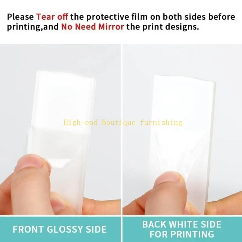 L9NB Acrylic Material Lid Labels Nameplate Name Labels Blank Lid Accessories for Cups