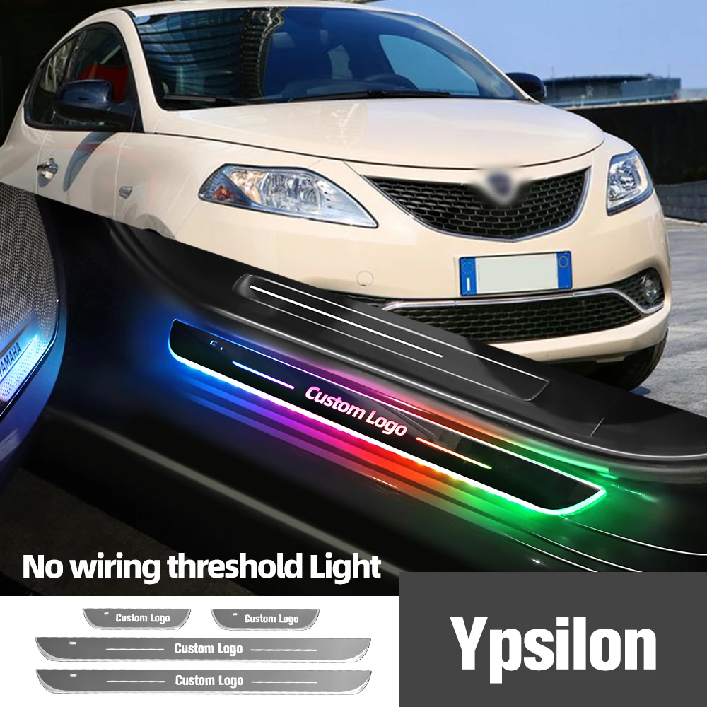 

Для Lancia Ypsilon 2003-2023 2019 2020 2022 Автомобильная фотография с индивидуальным логотипом