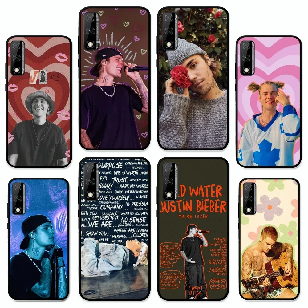 Fashion J-Justin B-Bieber Phone Case For Huawei Y9 6 7 5 Prime Enjoy 7s 7 8 Plus 7a 9e 9plus 8E Lite Psmart Shell