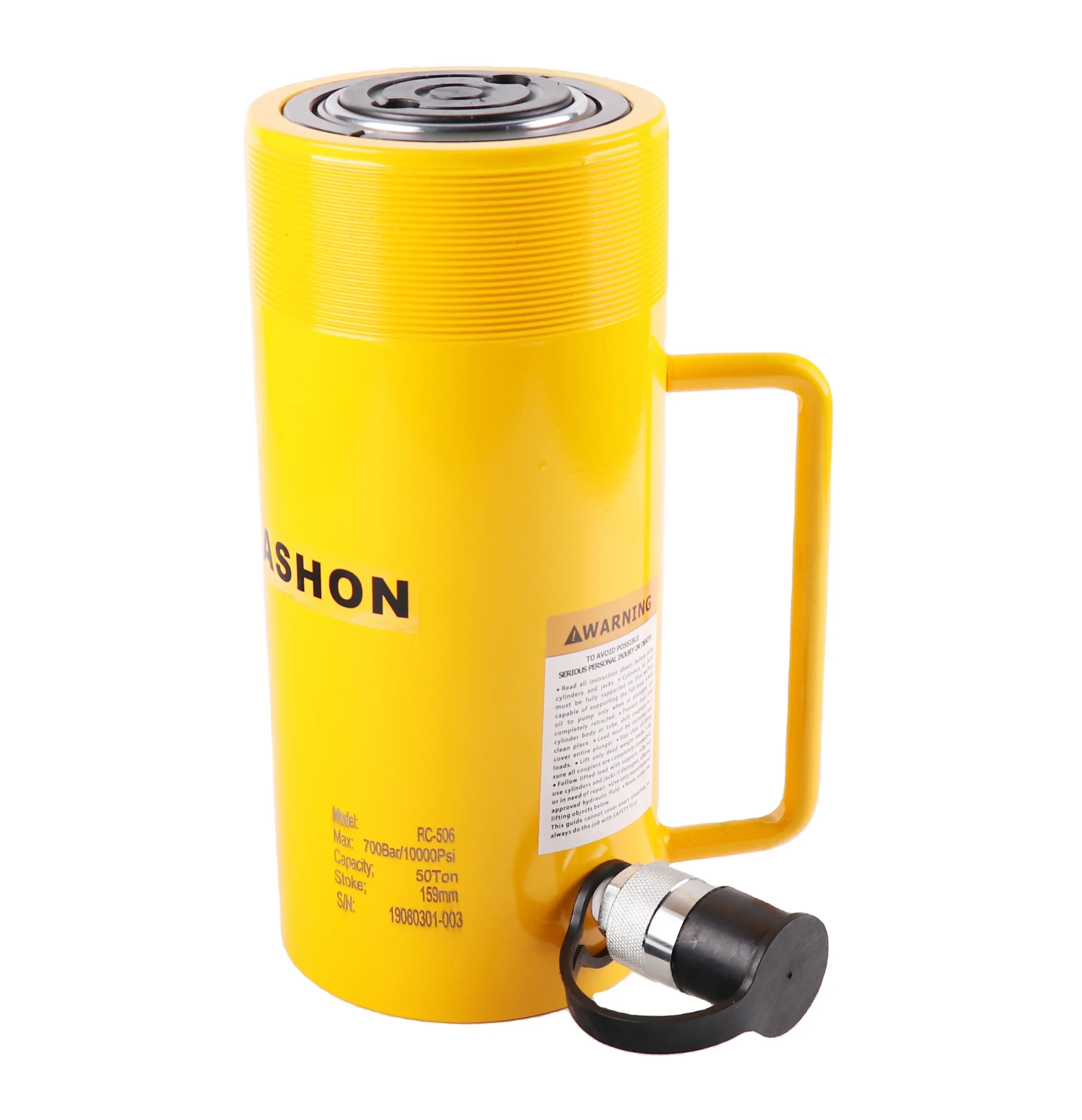 RC-506 Enerpac Äquivalenter CE-zertifizierter 50-Tonnen-Hydraulik-Hebe-Wagenheber-Ram-Zylinder mit Selbstrückstellung