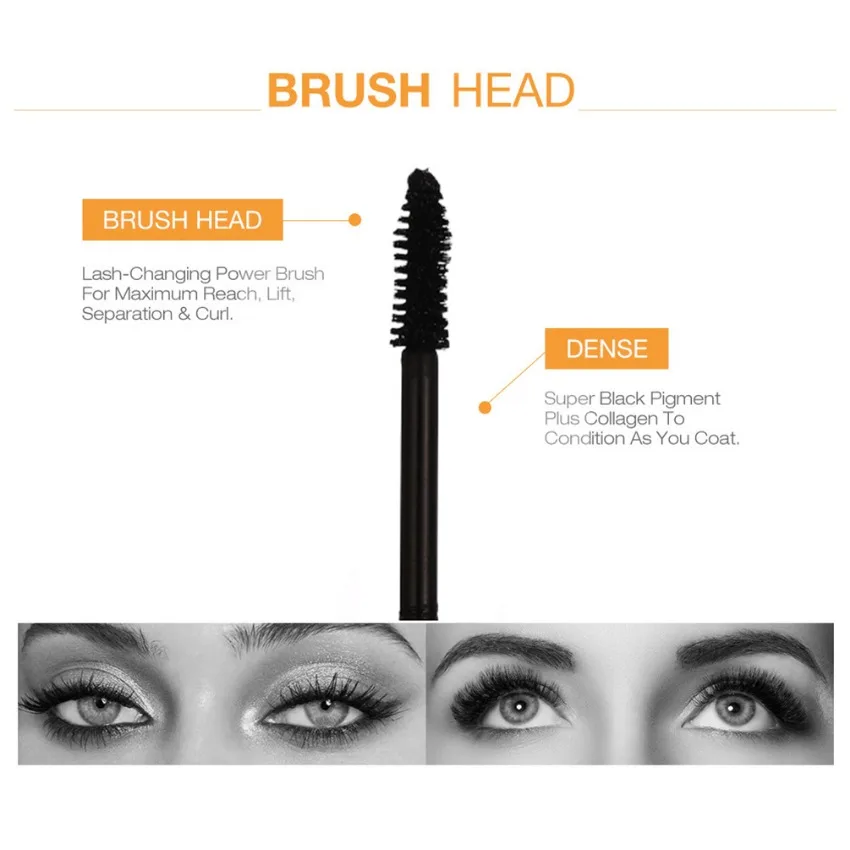 Gold Tube Mascara Private Label Waterdicht Verlengen Dikker Natuur Curling Geen vlekken Aangepast logo Make-up Groothandel Wreedheidsvrij