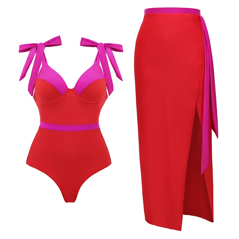 

Sexy Push Up Bikini 2025 Women Swimsuit Female Swimwear Bikinis Set Brazilian Monokini Beachwear Bathing Suit Skirt Biquini