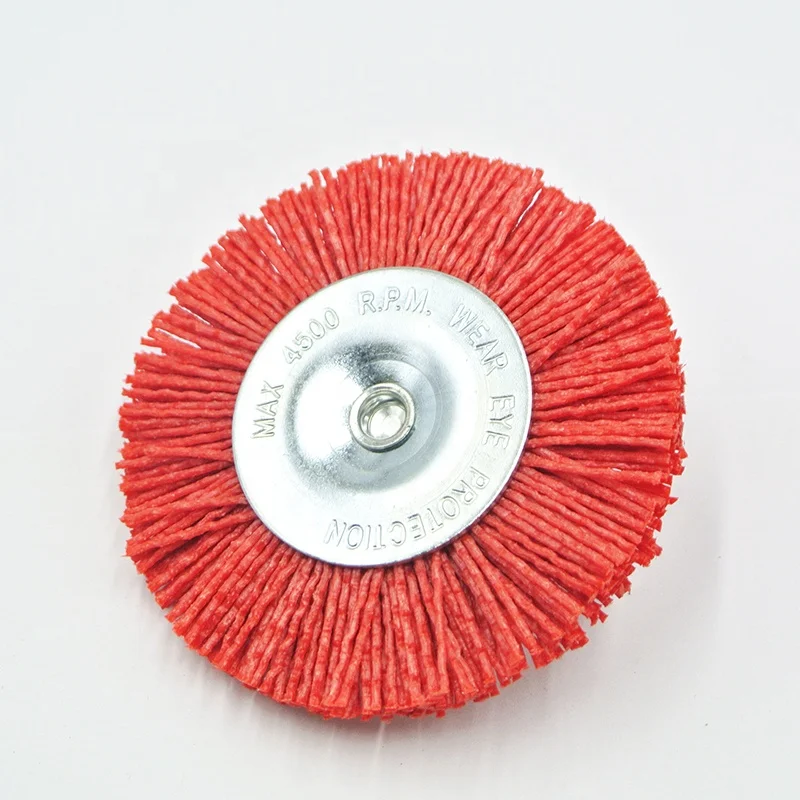 SATC 4 Inch 1/4 Arbor Electric Drill & Tool Accessory Nylon Abrasive Radial Brush Rotor Stator Type