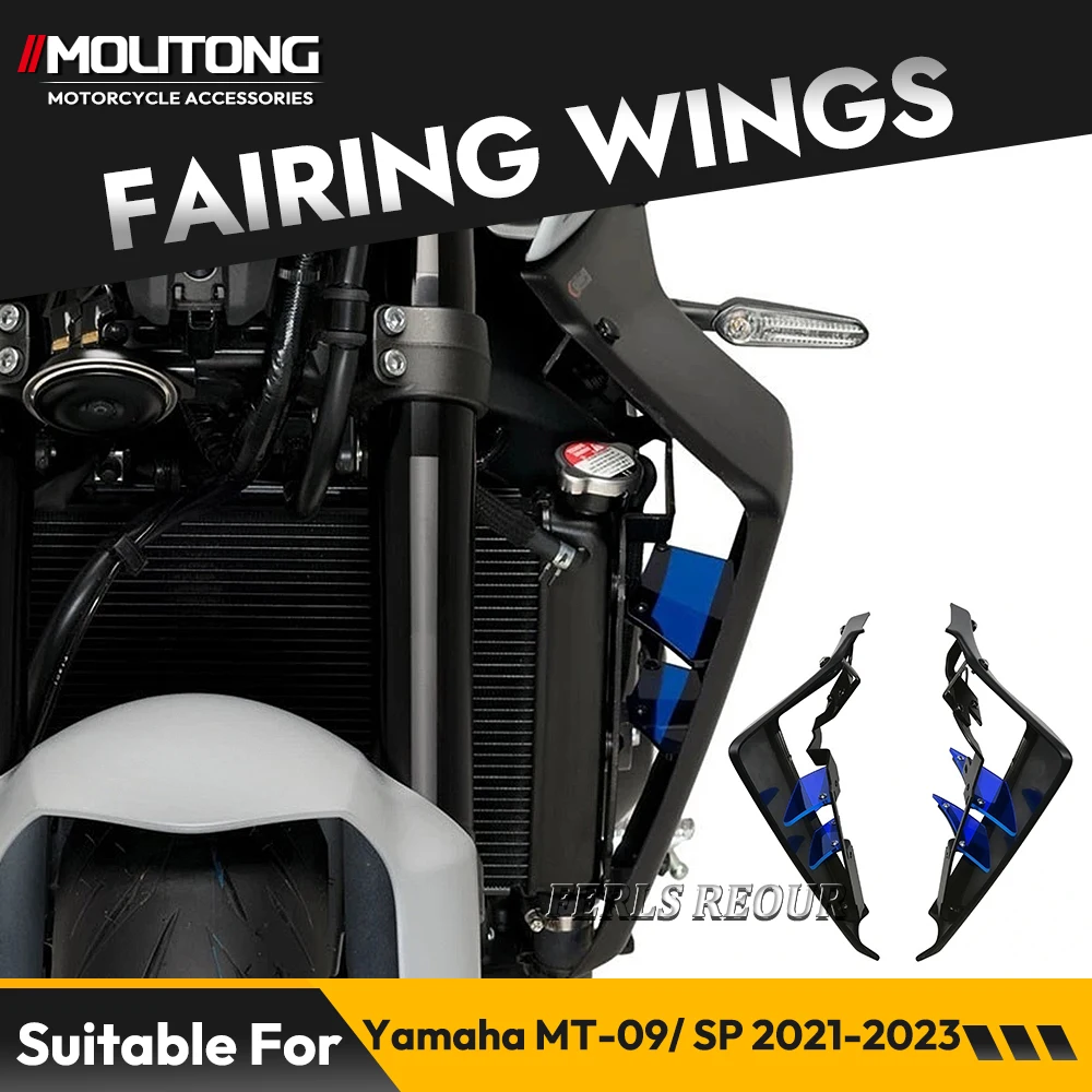 

For Yamaha MT 09/SP 2021 2022 2023 Naked Side Spoilers Aerodynamic Fairing Wings Deflector Motorcycle Accessories