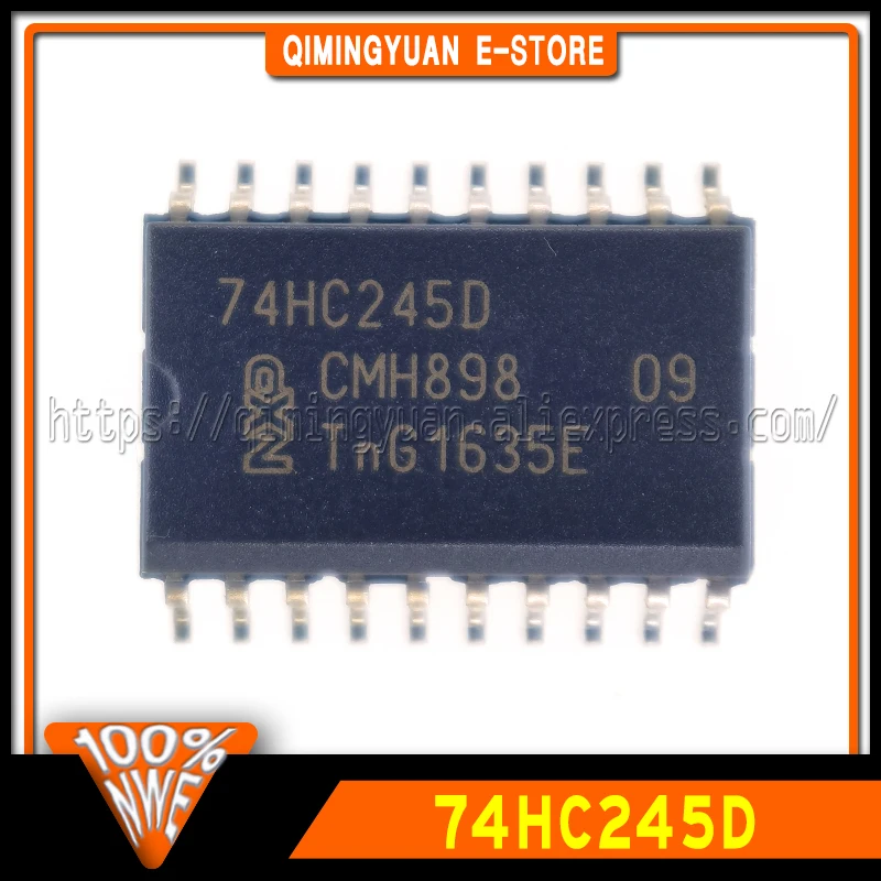 10~500PCS/LOT  SM74HC245D 74HC245 74HC245D Wide Body 7.2MM SOP20 IC New