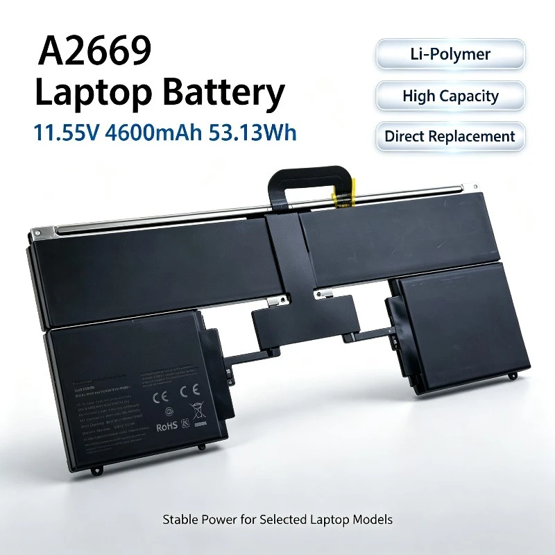 For Macbook AIR Battery A2669 A2681 High Capacity Replacement Laptop Battery for MacBook AIR 13 Inch 2022 Stable Performance