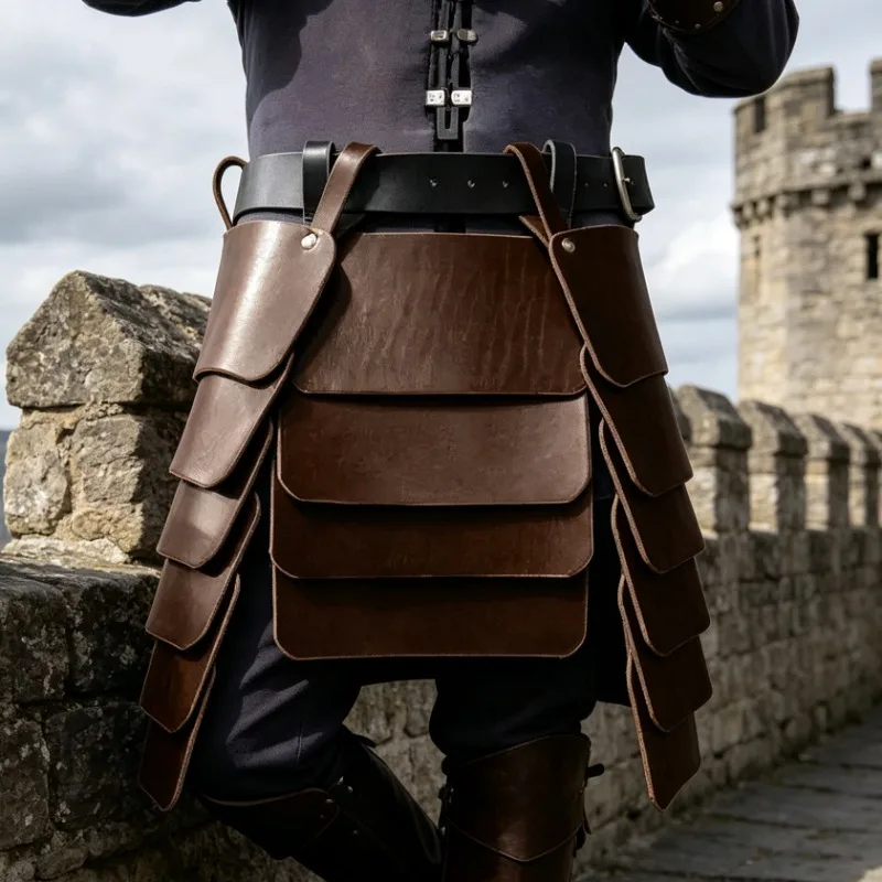 Warrior Roman Skirt Medieval Roman Warrior Armor Skirt Dress Accessories Spartan and Greek Soldiers Role-playing Clothing