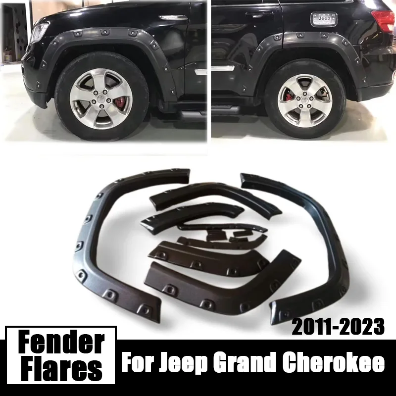

Для Jeep Grand Cherokee 2011-2023 удлинители колесной арки, автомобильные раковины 4X4, внедорожные брызговики, брызговики, автомобильные аксессуары