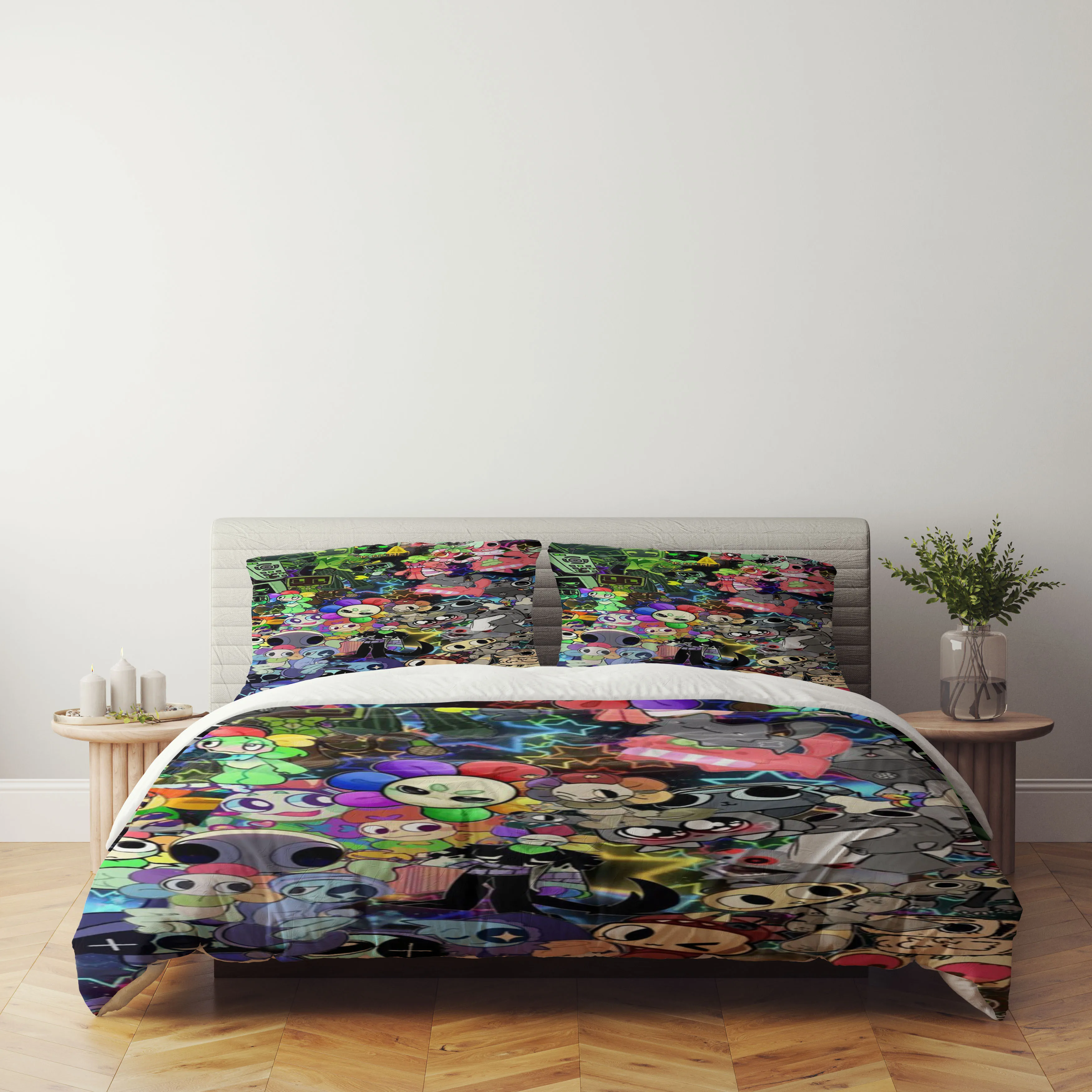 I am skating Crossing Duvet Cover Set  King Queen Double Full Twin Single Size Bed Linen Set