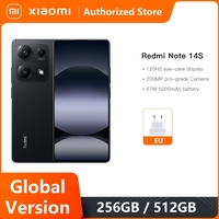 Xiaomi Redmi Note 14S Global Version Smartphone 200MP Camera 67W Hyper Charge 5000m 120Hz 6.67\
