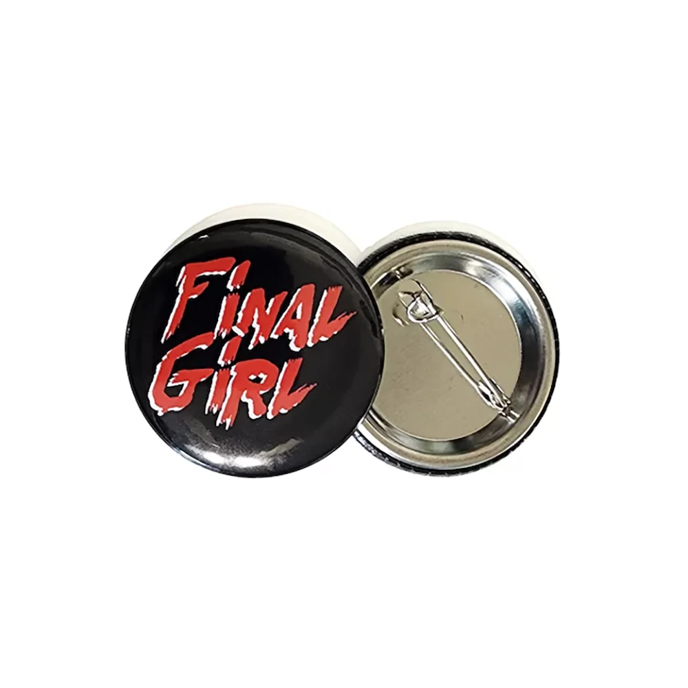 

5Pcs 2.3 Inch Final Girl Halloween Button Theme Scary Movie Accessories Handsome Gothic Style Gifts Bags Clothes Decoration