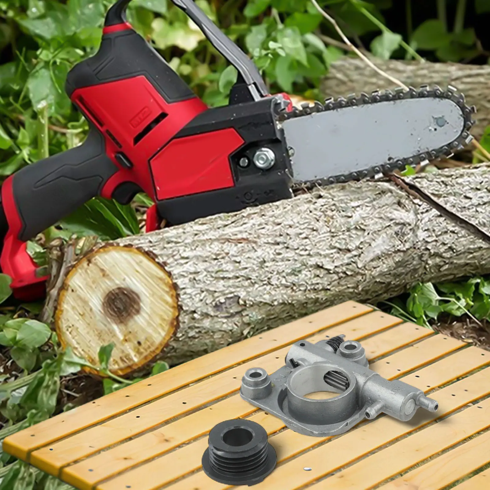 

Комплект масляного насоса с червячной передачей для бензопил, совместимый с Echo для CS260 CS271 и CS271T CS350TES, деталь C022000020