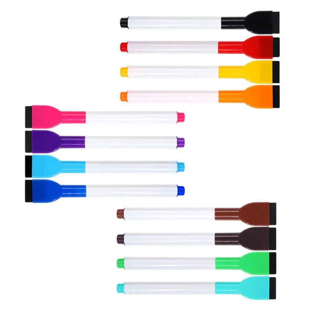 12-marcadores-coloridos-para-quadro-branco-canetas-para-pintura-com-Agua-canetas-para-quadro-branco-de-sala-de-aula-pincel-de-feltro-abs-resistente-leves