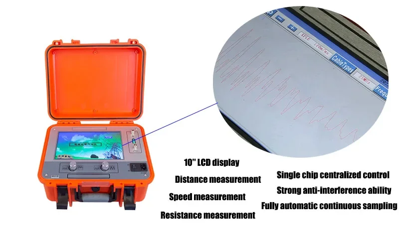 Professional power testing equipment for medium and low voltage fault cables below 35kv 1250J high voltage pulse generator