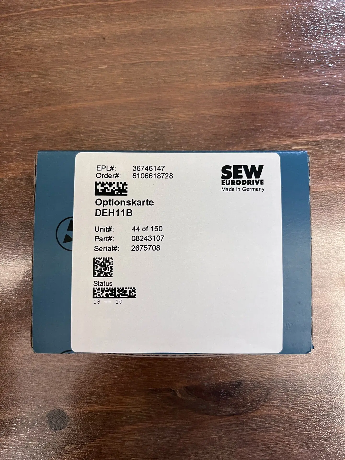 DEH11B Genuine SEW Encoder Interface Module, Recharged Ribbon Packaging, Function