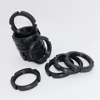 1-5pcs M10-M60 Four Slot Round Nut Carbon Steel Black Slotted Non-Return Lock Nuts GB812 Slotted Tight Anti-Loosening Lock Screw