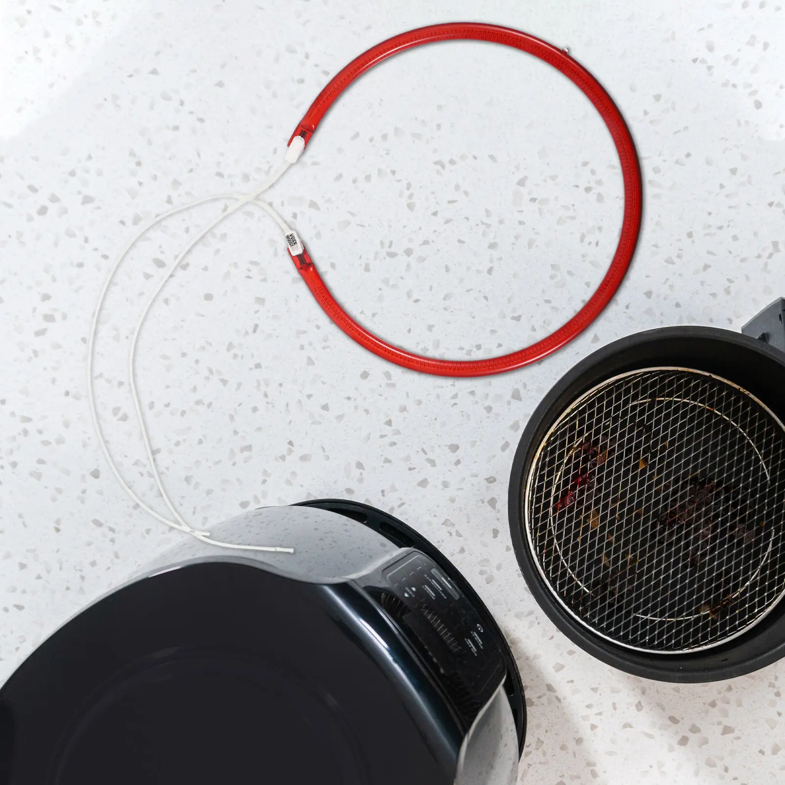Tube chauffant halogène 1000W, élément de lampe à chaleur instantanée pour chauffage de salon, éclairage de travail, projecteur, tube d'éclairage efficace pour l'air