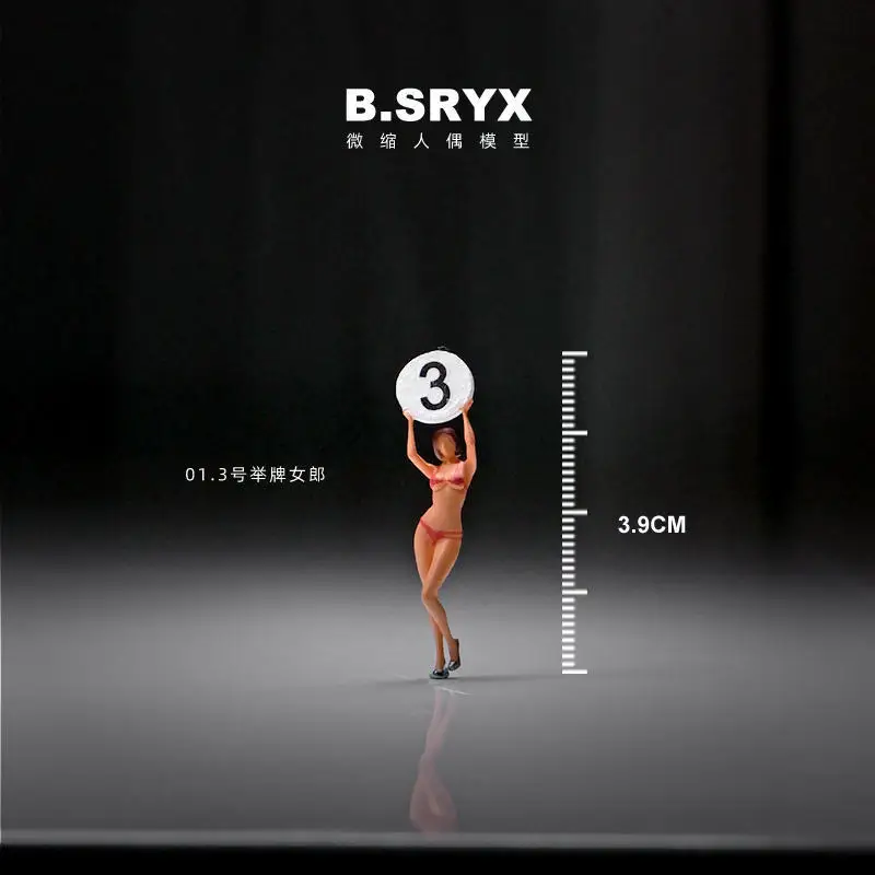 Modelo a escala 1:64, muñeca en miniatura, Bikini de playa, chica de belleza de pie, postura sentada tumbada, figura de acción, escena, accesorio de exhibición