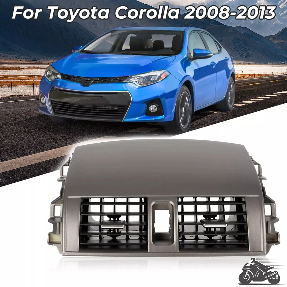 Car AC Air Conditioning Air Vent Outlet Panel Grille Cover Easy Install Durable Use High Quality ABS Plastic For Toyota Corolla