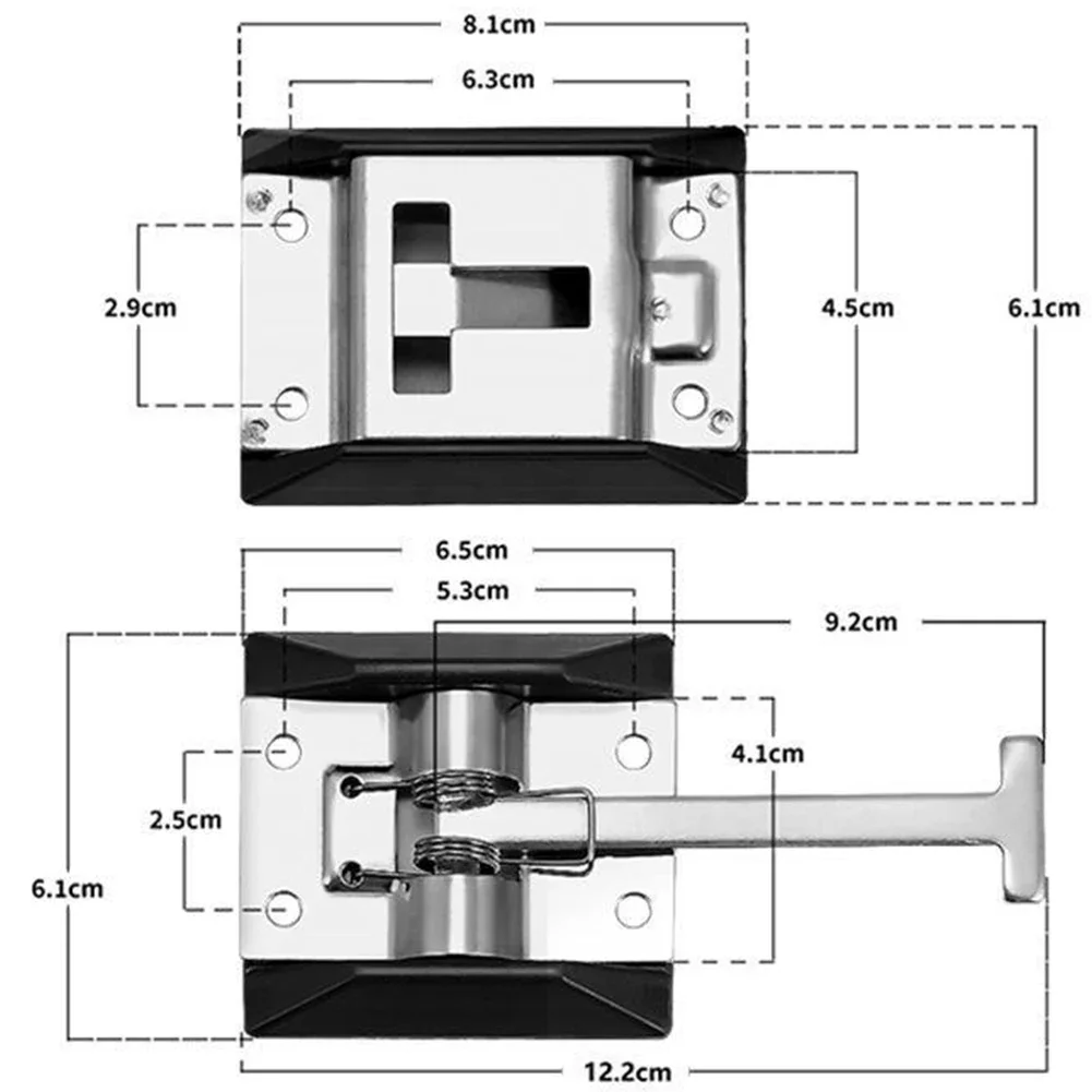 문짝 래치 캐치 플레이트 유지 래치, 다목적 사용, 오래 지속되는 내구성, 실용적인 문짝 유지 슬리브 및 컴팩트 디자인