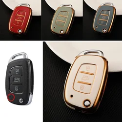 TPU Car Flip Key Cover Case for Hyundai Ix35 Grand I10 Elantra 2017 Tucson Sonata Ix25 I20 Creta Santa Fe GLS Reina Accessories