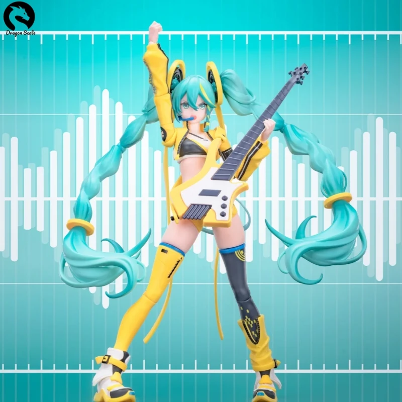 

IN STOCK Original Blokees Hatsune Miku Singer MIKU Assembly Figurine Cartoon Anime Action Figure Model Toys Gifts Ornament