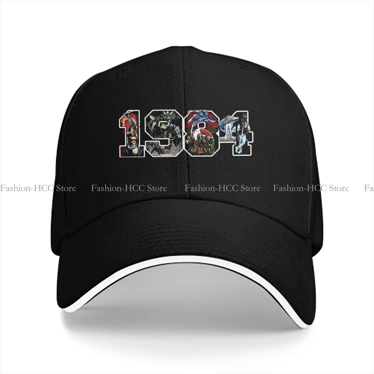 1984 Design Solid Color Baseball Caps Peaked Cap Gremlins Comedy Horror Film Sun Shade Hats Men Women