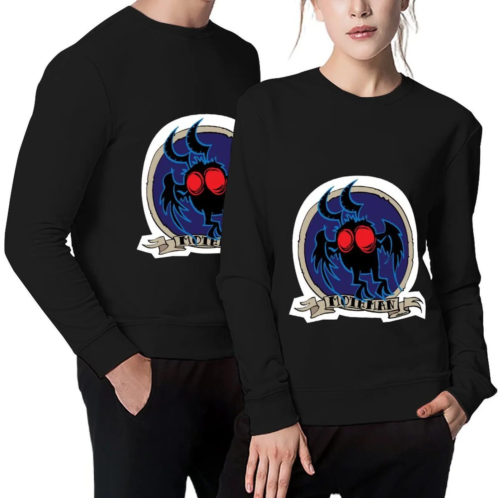 Mothman Pullover blouse men's sweat-shirt set men's winter sweater men clothes sweatshirt men