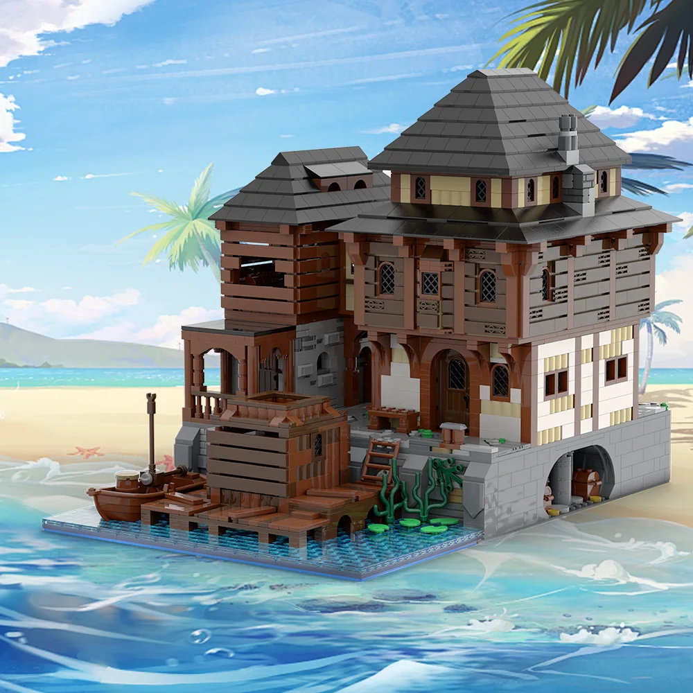 

MOC-Port Tavern Building Block Kids Toys Birthday Gift