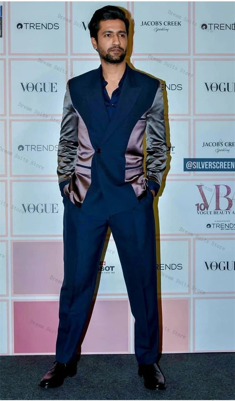 

Autumn Men Suit Set 2 Piece Blazer+Black Pants Trousers Customized Formal Business Office Jacket Groom Wedding Tuxedos Coat