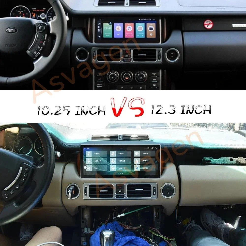 For Land Rover Range V8 L322 2005-2012 Car Radio Multimedia Video Player Gps Navigation 10.25 Inch Android 13 octa core 8+128GB
