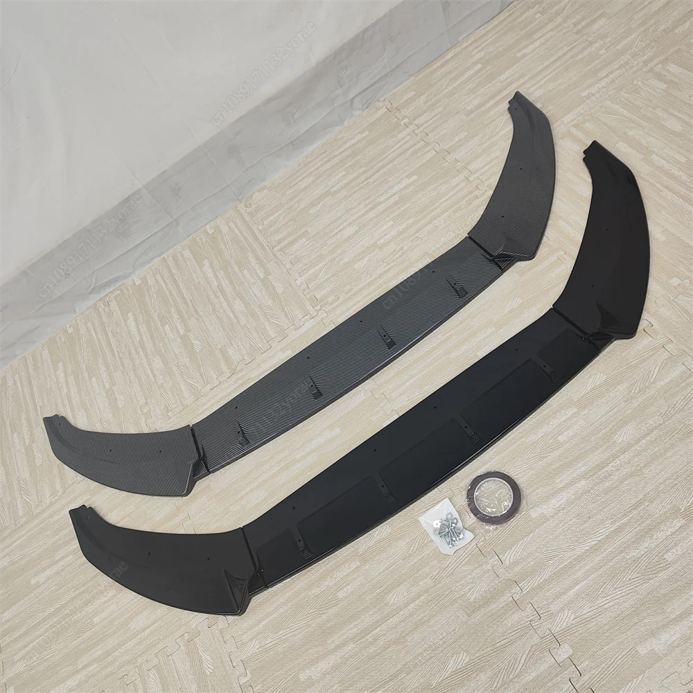 For VW Caddy MK5 TDI TSI 2020-2025 Maxton Style Car Front Bumper Lip Spoiler Splitter Diffuser ABS Gloss Black Bodykits Tuning view 5