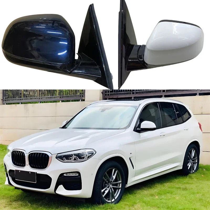 Auto Left or Right Folding Heating Automatic Dimming Blind Spot 5 Pin Rear Mirror Assembly for BMW X3 G01 2017-2025
