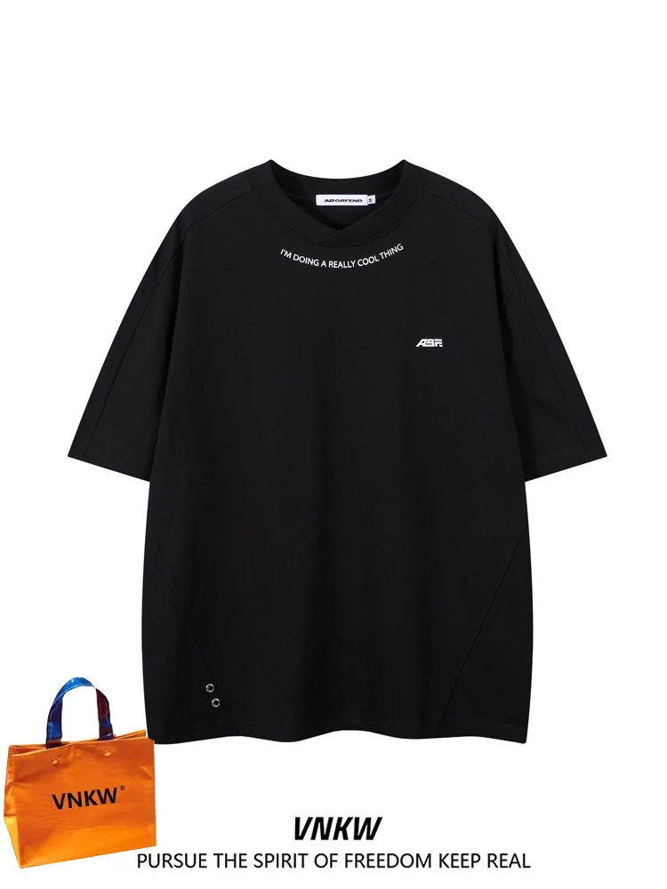 

Футболка Cleanfit American оверсайз с буквенным принтом, модная повседневная, из дышащего хлопка