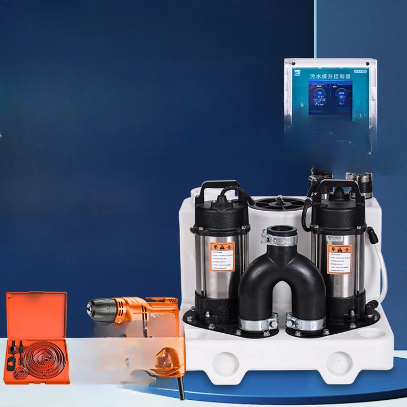 

Sewage lift pump Villa basement sewage lift Automatic sewage toilet pump lift station