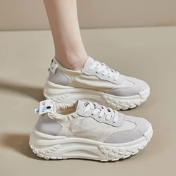 Zapatillas deportivas vulcanizadas para mujer, calzado de suela gruesa para correr, tenis, moda