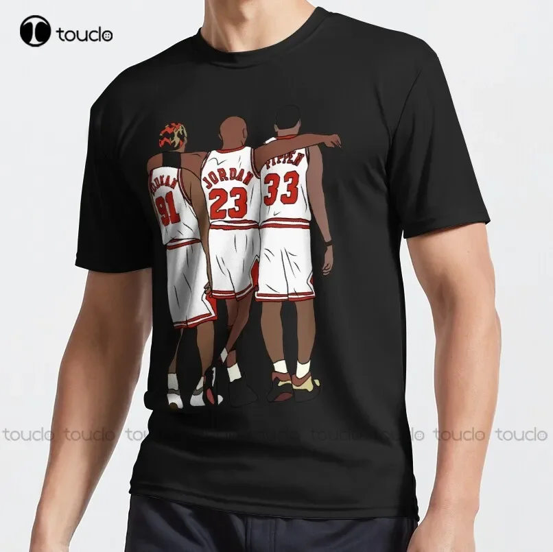 Rodman Basketball Scottie Goat Legend The Last Dance T-Shirt Men'S Shirts Custom Aldult Teen Unisex Digital Printing Tee Shirt