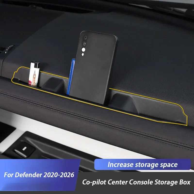 

For Land Rover Defender L663 90 110 130 2020-2026 Passenger Side Center Console Storage Box Organizer Tray Interior Accessories