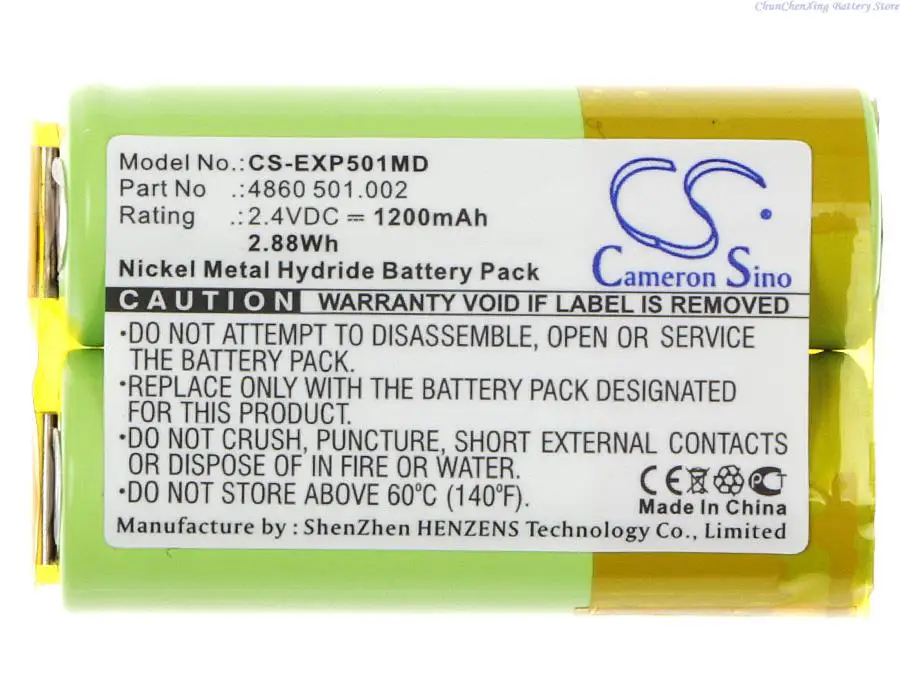 Cameron Sino 1200mAh Electronic Pipettor battery for Eppendorf Research Pro, 4860, Research Pro Electronic Pipette.