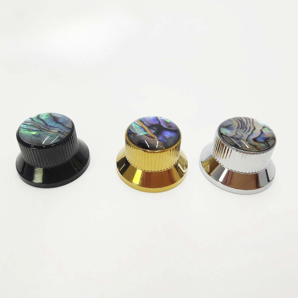 

Электрогитара Бас Металлическая ручка регулировки громкости Тип шляпы Три варианта цвета